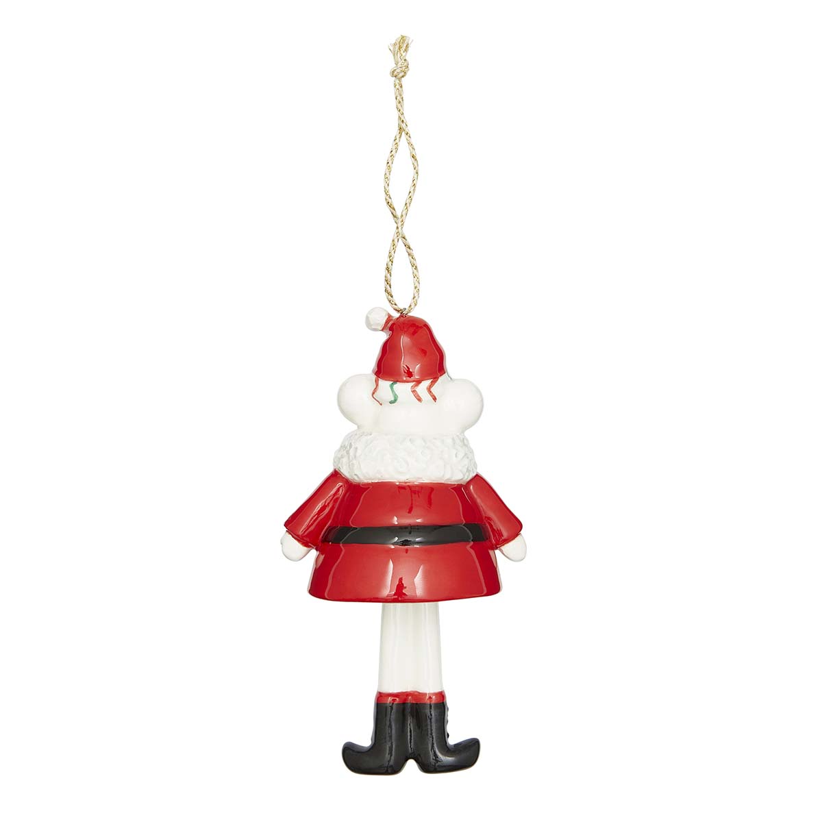 Kit Kemp Mouse Santa Bell Ornament image number null